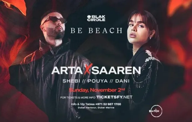 Arta x Saaren x Shebi Live At Be Beach DXB