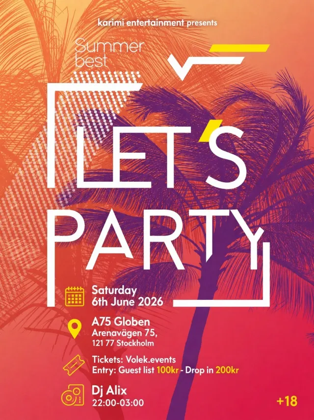 Summer Party in Stockholm