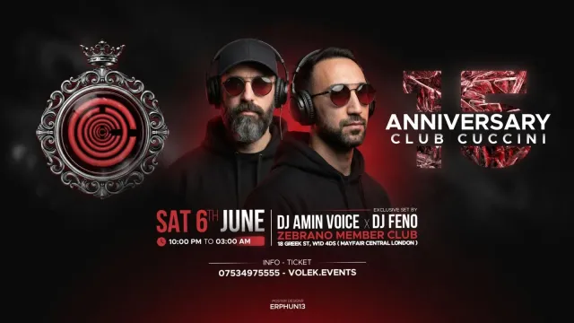 Club Cuccini Anniversary Party in London