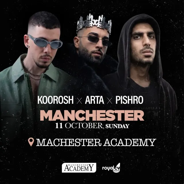Arta & Pishro & Koorosh Live in Manchester