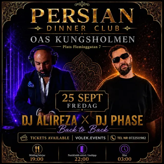 Orientalisk Dinner Club & Nattklubb in Stockholm