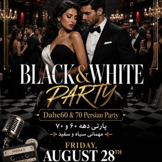 Black & White Party – Dahe 60 & 70 Persian Night