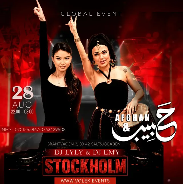 Afghan & Arabic Night in Stockholm