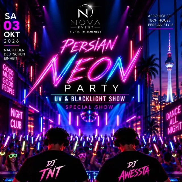 Persian Neon Party in Berlin