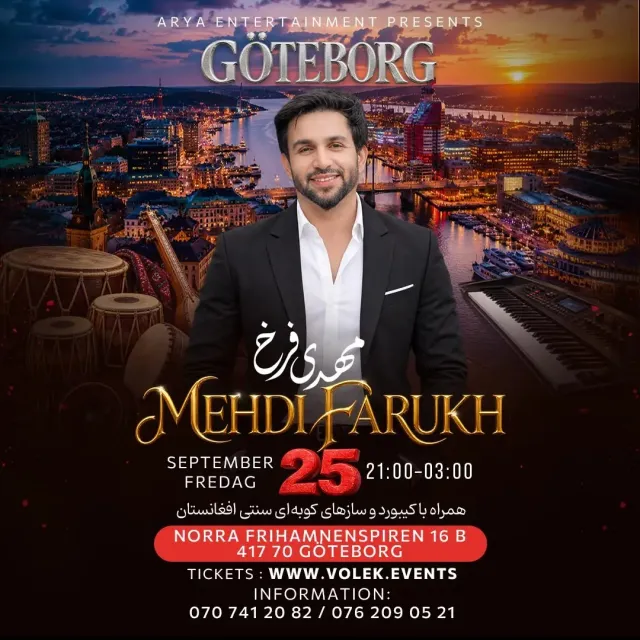 Mehdi Farukh Live in Göteborg