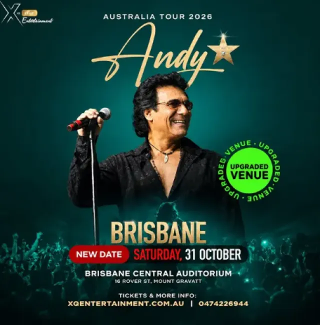 Andy Live in Brisbane
