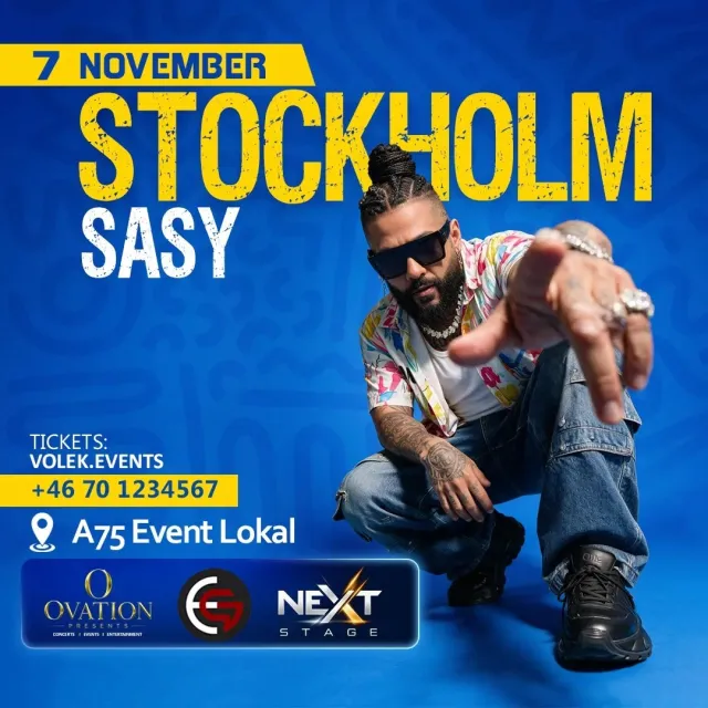 Sasy Live in Stockholm