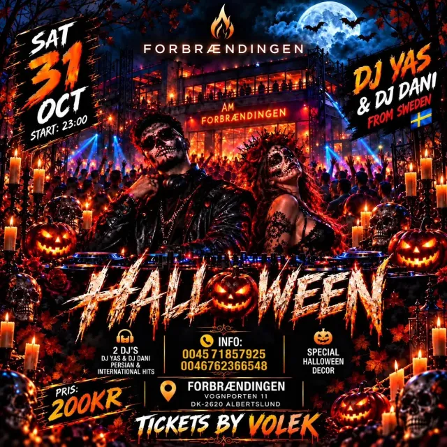 Persian Halloween Party in Copenhagen