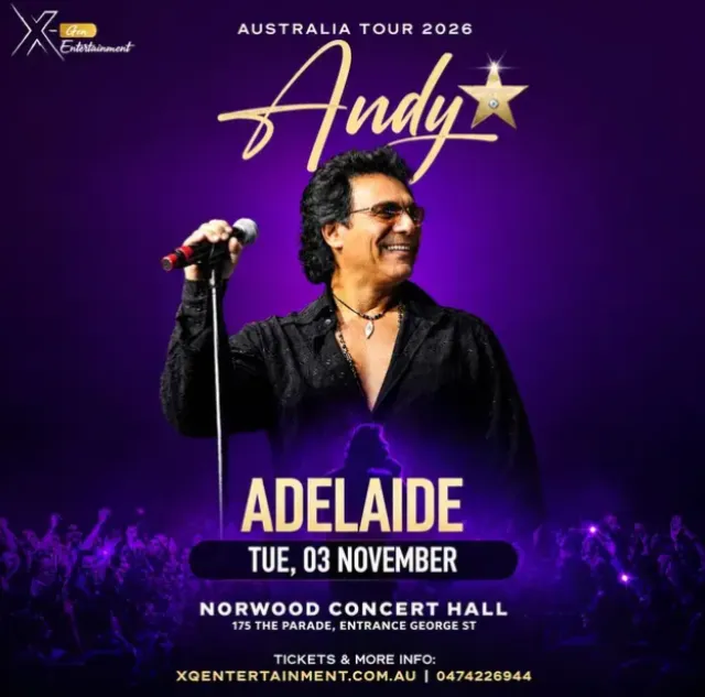 Andy Live in Adelaide