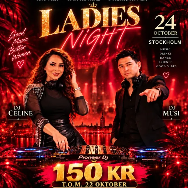 Ladies Night Party in Stockholm