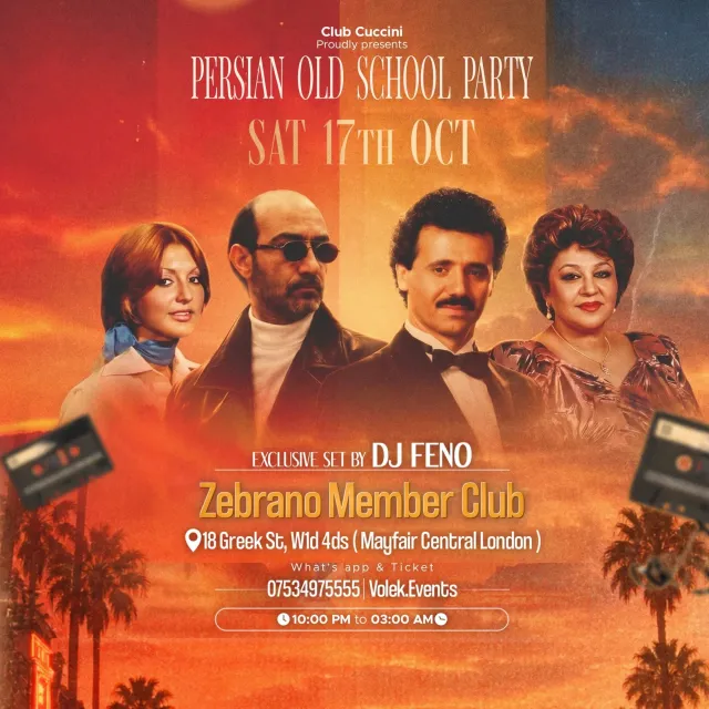 Persian Old School Party in London